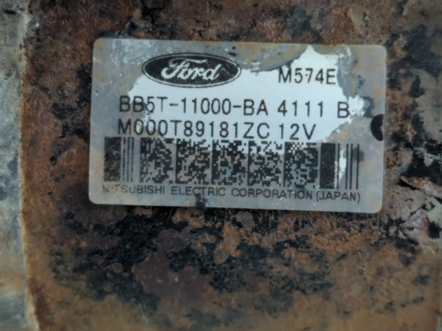 2011-2012 Ford Fusion Car Starter Motor Solenoid OEM P/N:BB5T-11000-BA Fits OEM Used Auto Parts - Oemusedautoparts1.com
