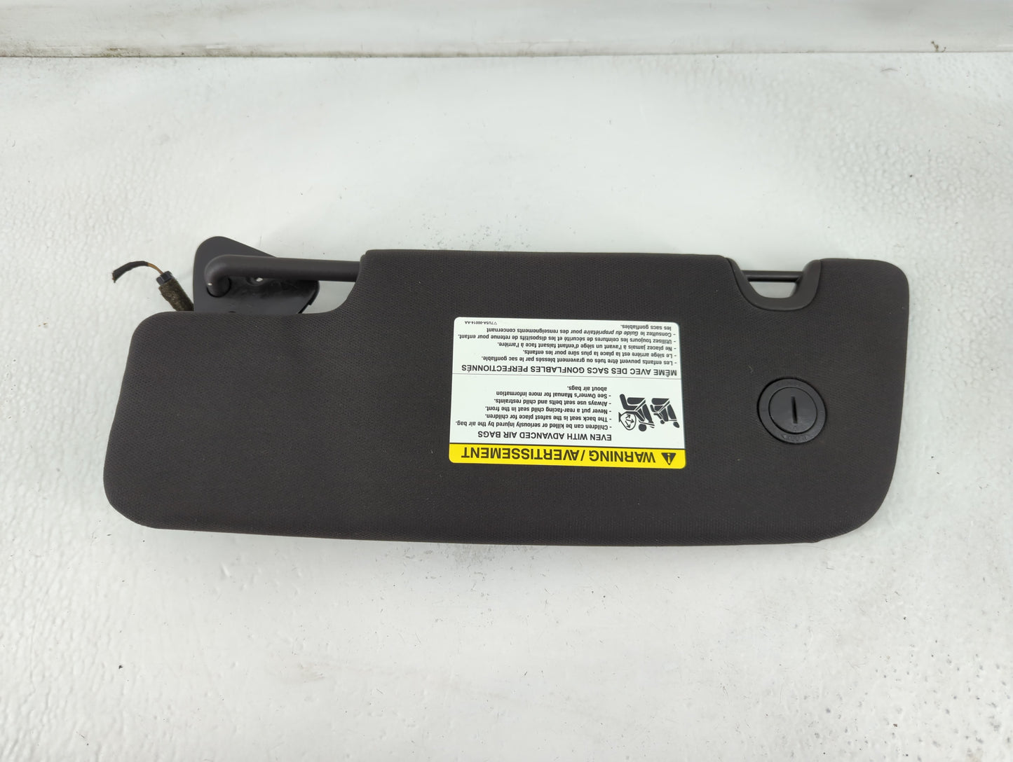 2012-2014 Ford Mustang Sun Visor Shade Replacement Passenger Right Mirror Fits Fits 2012 2013 2014 OEM Used Auto Parts - Oem