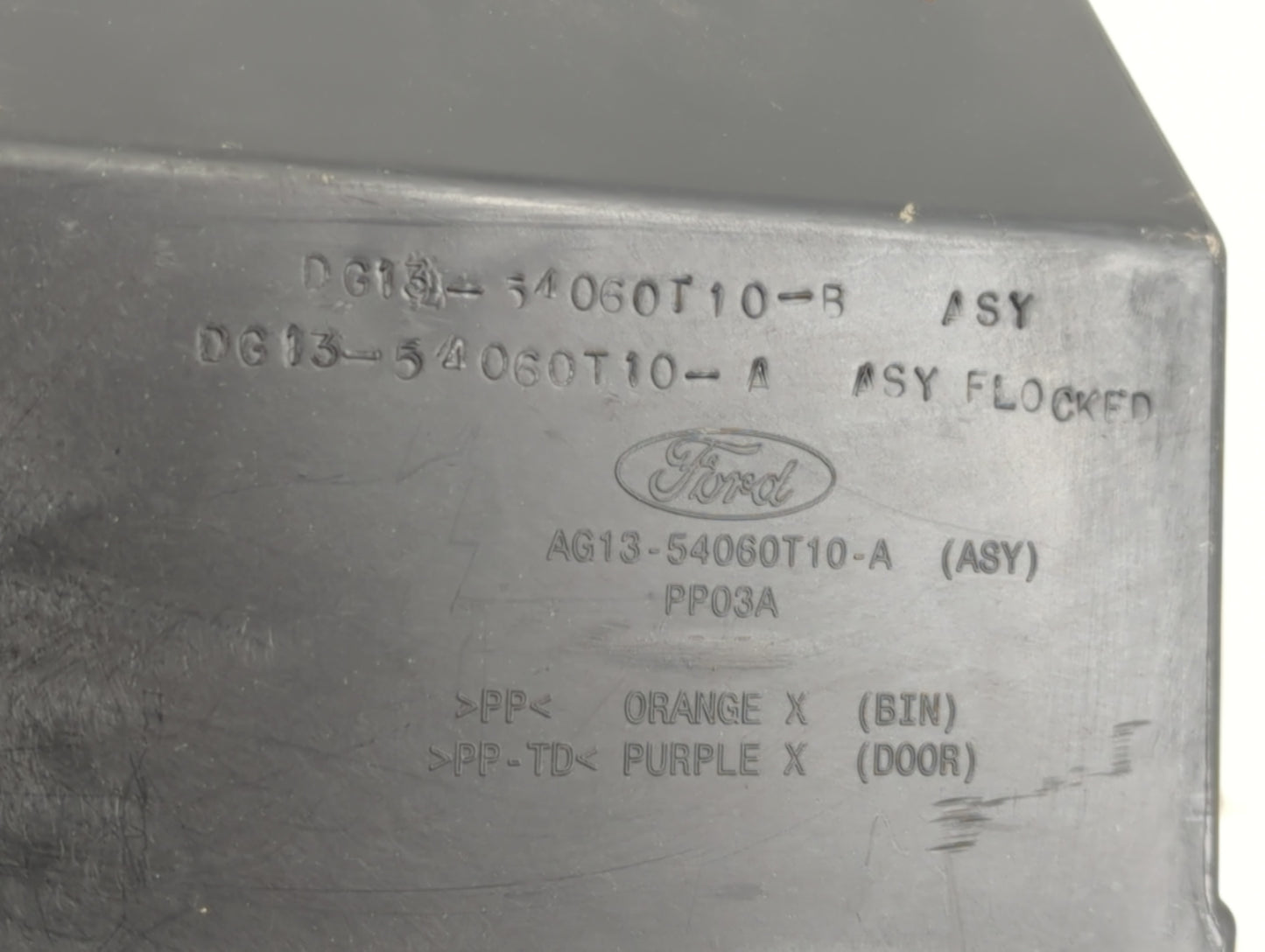 2012 Ford Taurus Passenger Glove Box Door Storage Compartment Grey - Oemusedautoparts1.com