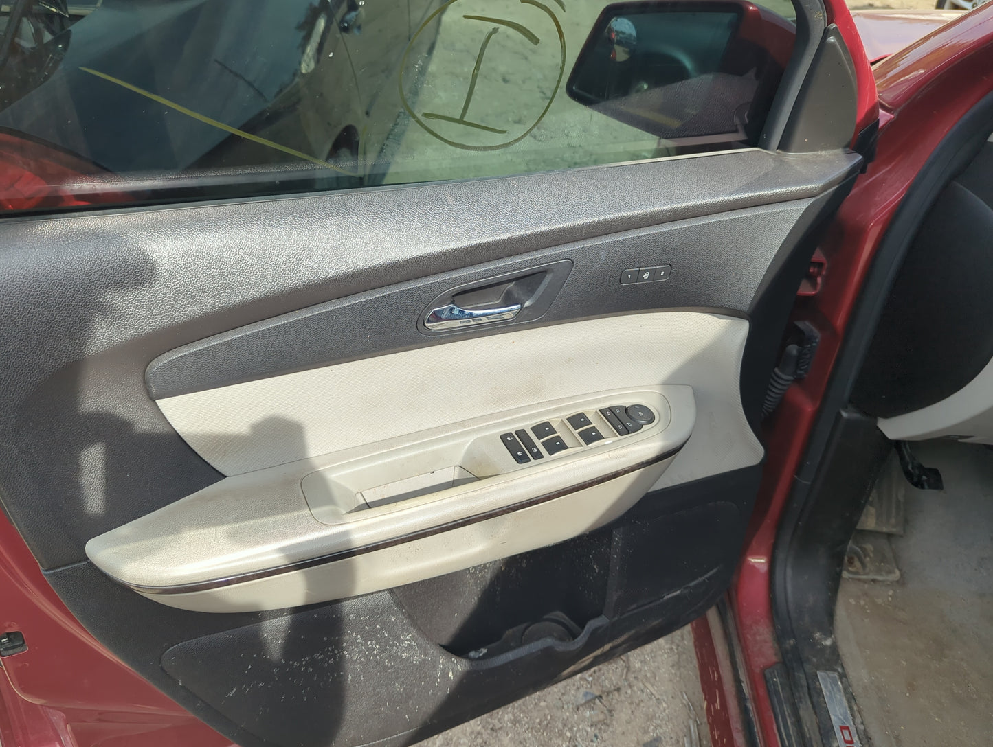 2012 Gmc Acadia Front Left Driver Interior Door Panel Trim - Oemusedautoparts1.com