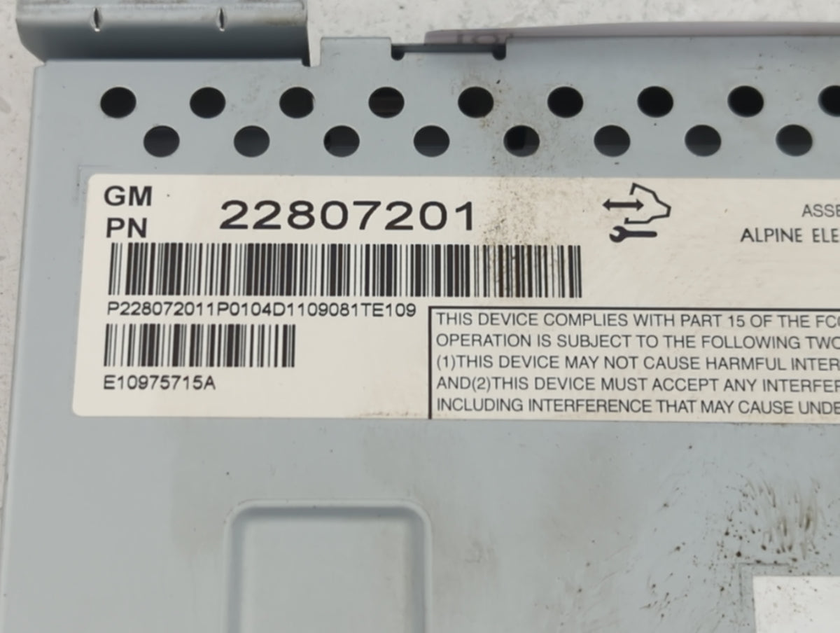 2010-2017 Gmc Terrain Information Radio Display Screen 1291351 - Oemusedautoparts1.com