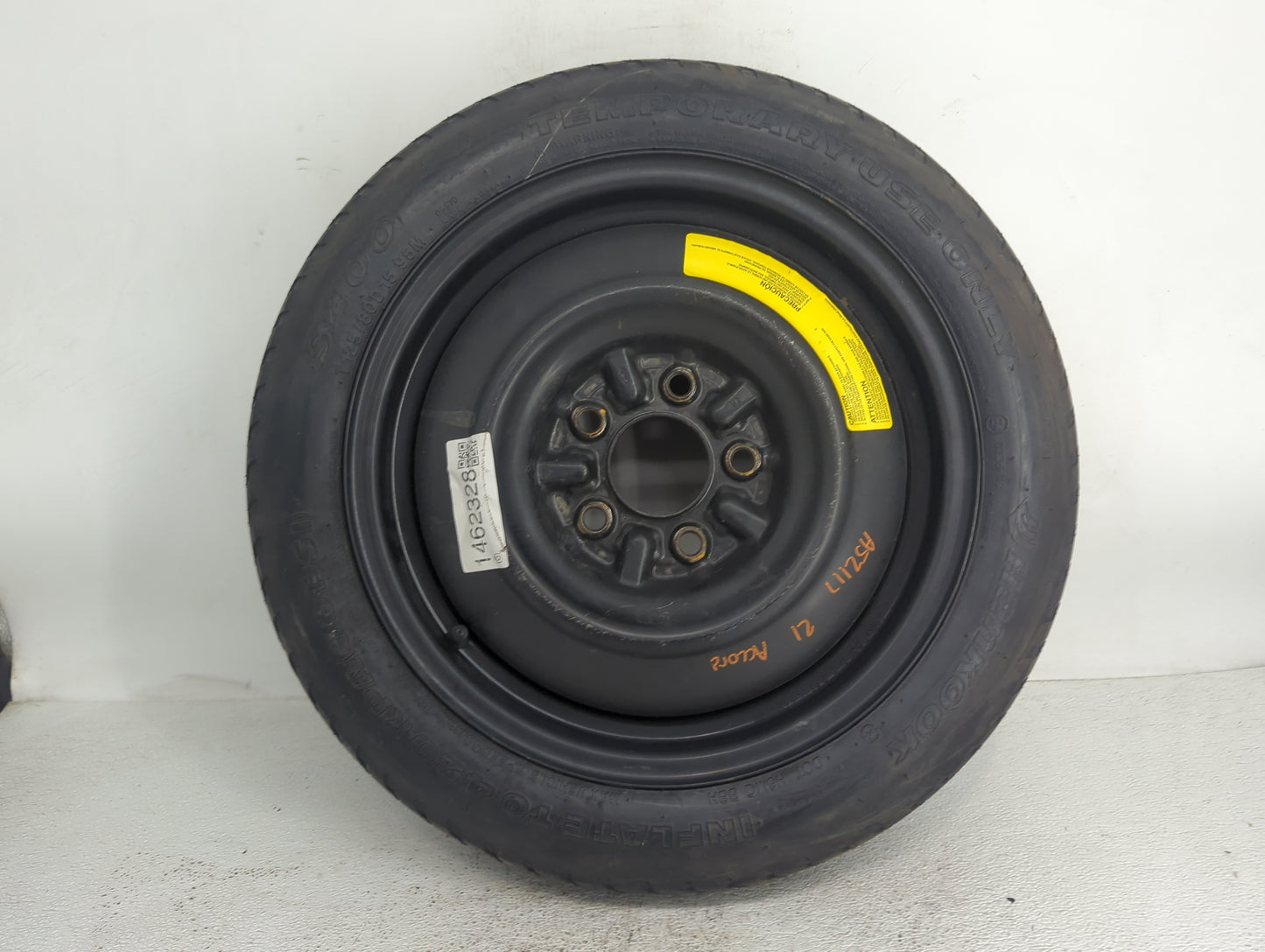 2012 Honda Accord Spare Donut Tire Wheel Rim Oem 1462328 - Oemusedautoparts1.com