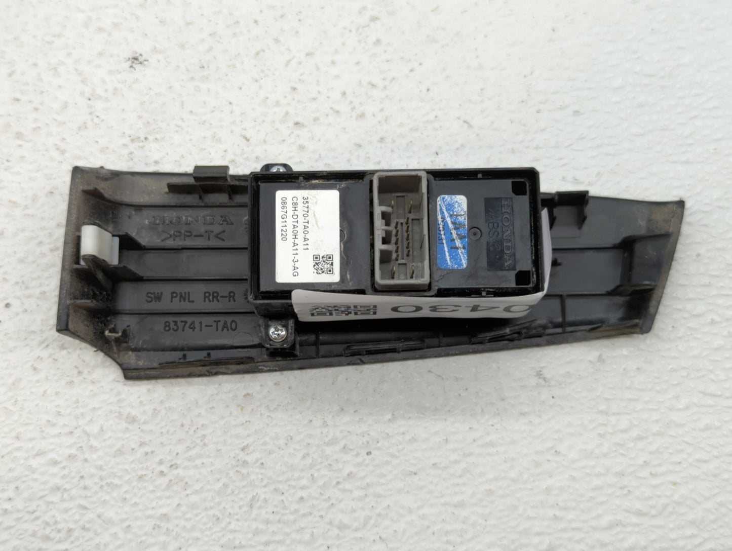 2012 Honda Accord Driver Left Rear Power Window Switch 35770-ta0-a11 - Oemusedautoparts1.com