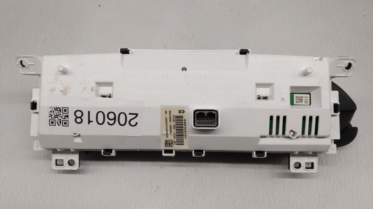 2012-2015 Honda Civic Instrument Cluster Speedometer Gauges P/N:78260-TR0-A132-M1 78200-TR3-A212-M1 Fits Fits 2012 2013 2014