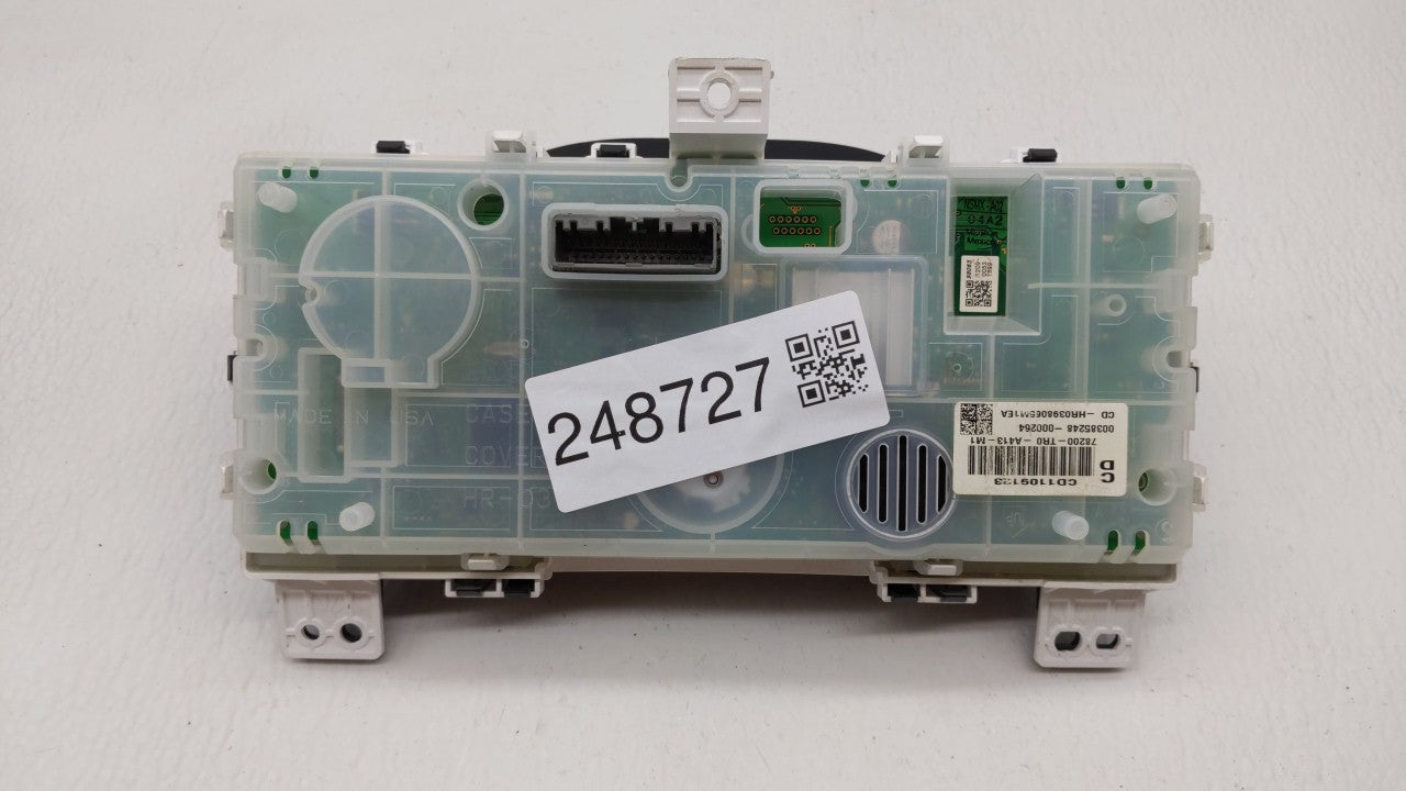 2012-2013 Honda Civic Instrument Cluster Speedometer Gauges P/N:78200-TR0-A420-M1 78100-TR0-A130-M1 Fits Fits 2012 2013 OEM