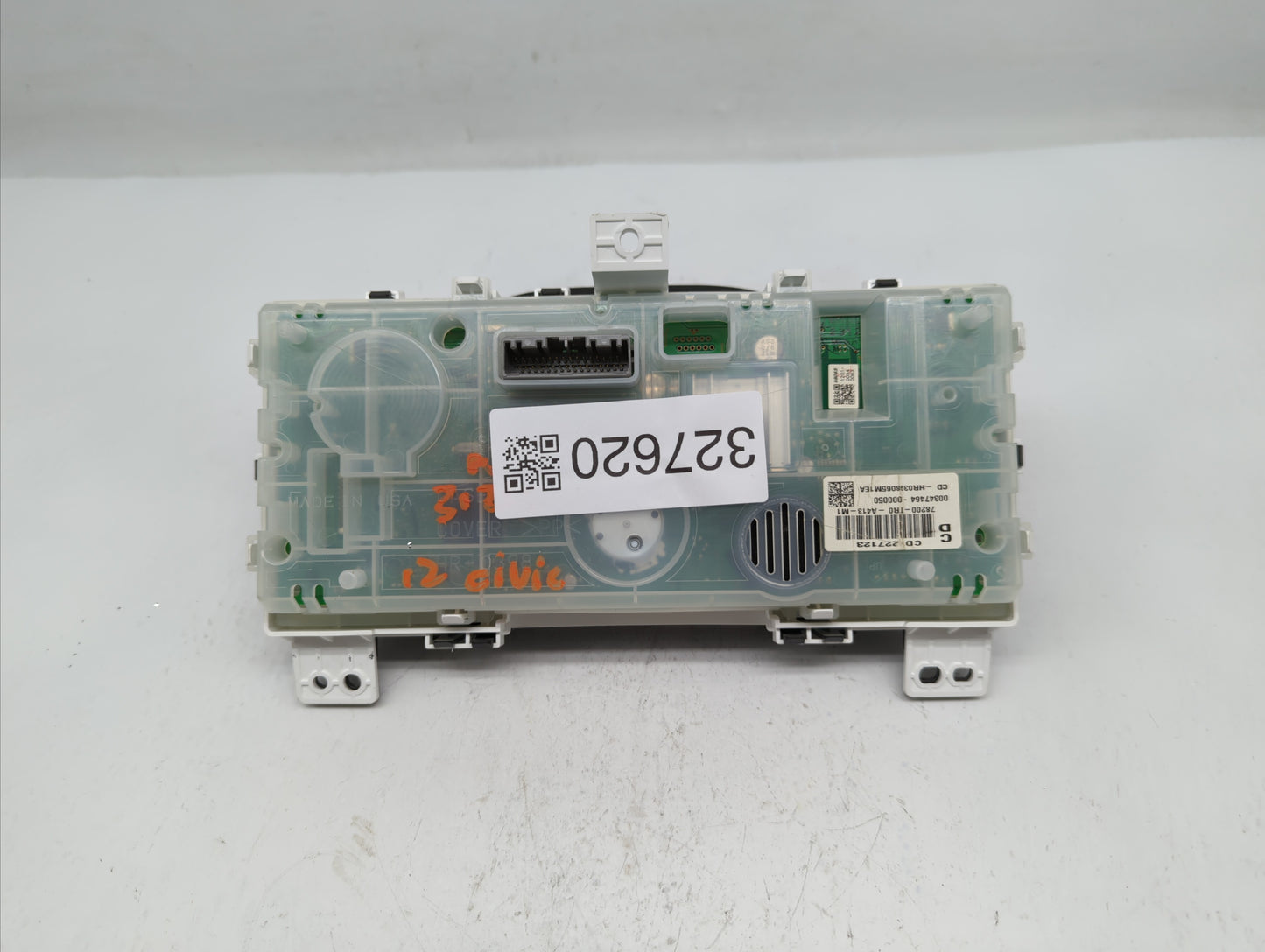 2012-2013 Honda Civic Instrument Cluster Speedometer Gauges P/N:78200-TR0-A420-M1 78100-TR0-A130-M1 Fits Fits 2012 2013 OEM