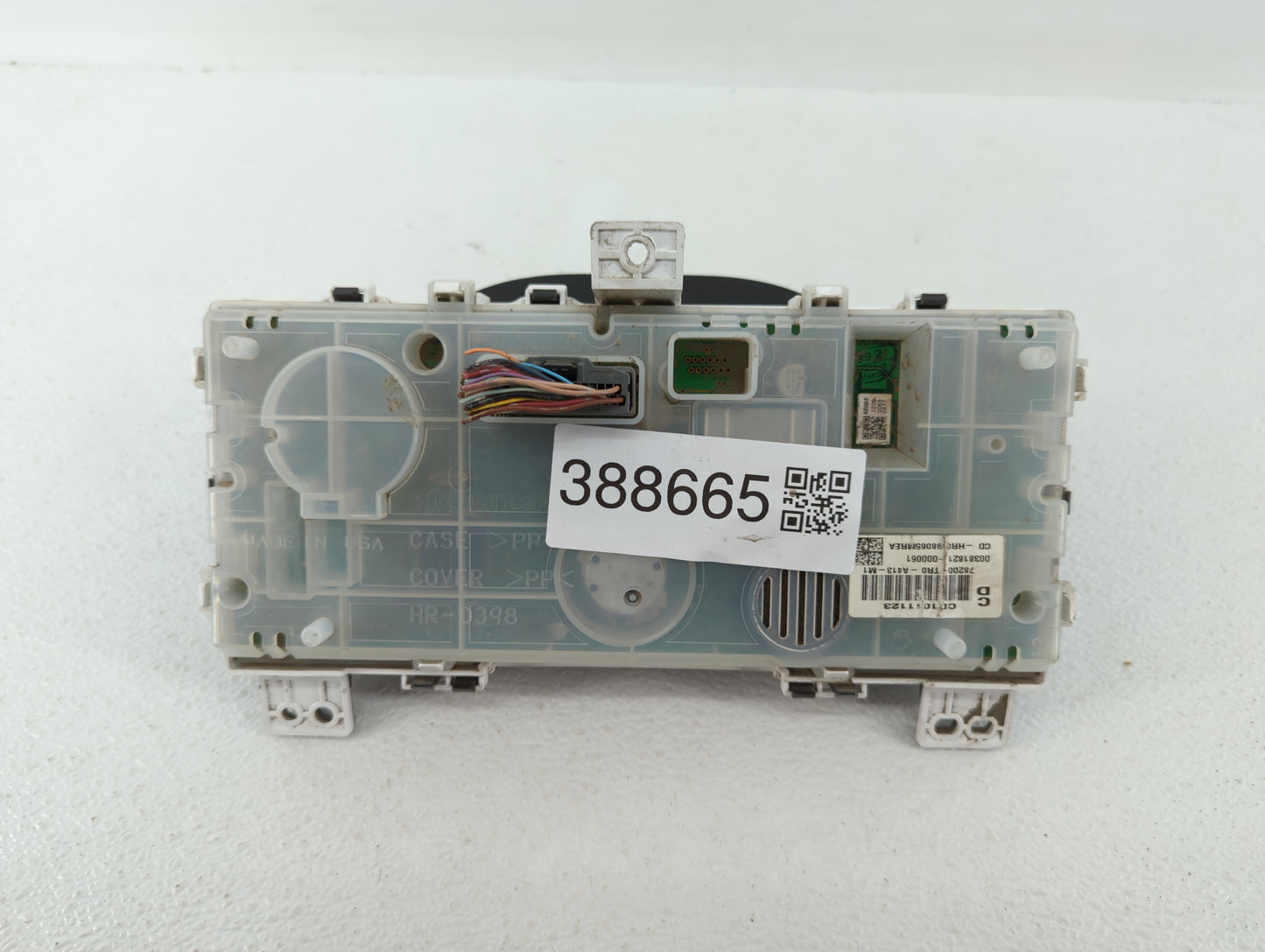 2012-2013 Honda Civic Instrument Cluster Speedometer Gauges P/N:78100-TR0-A120-M1 78200-TR0-A420-M1 Fits Fits 2012 2013 OEM