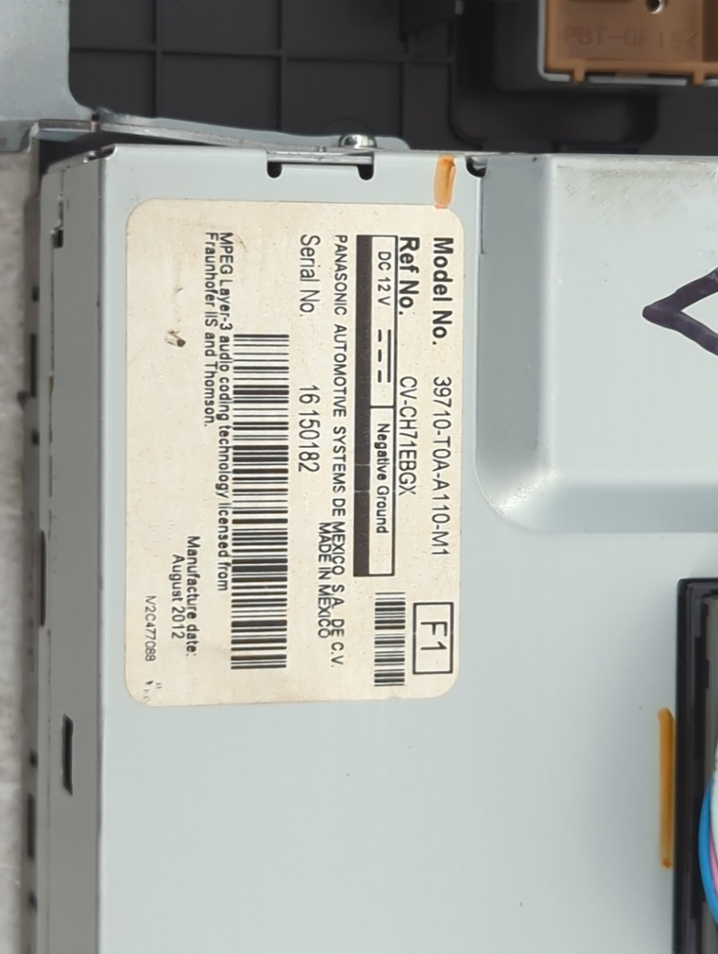 2012-2016 Honda Cr-v Information Display Screen 1488088 - Oemusedautoparts1.com