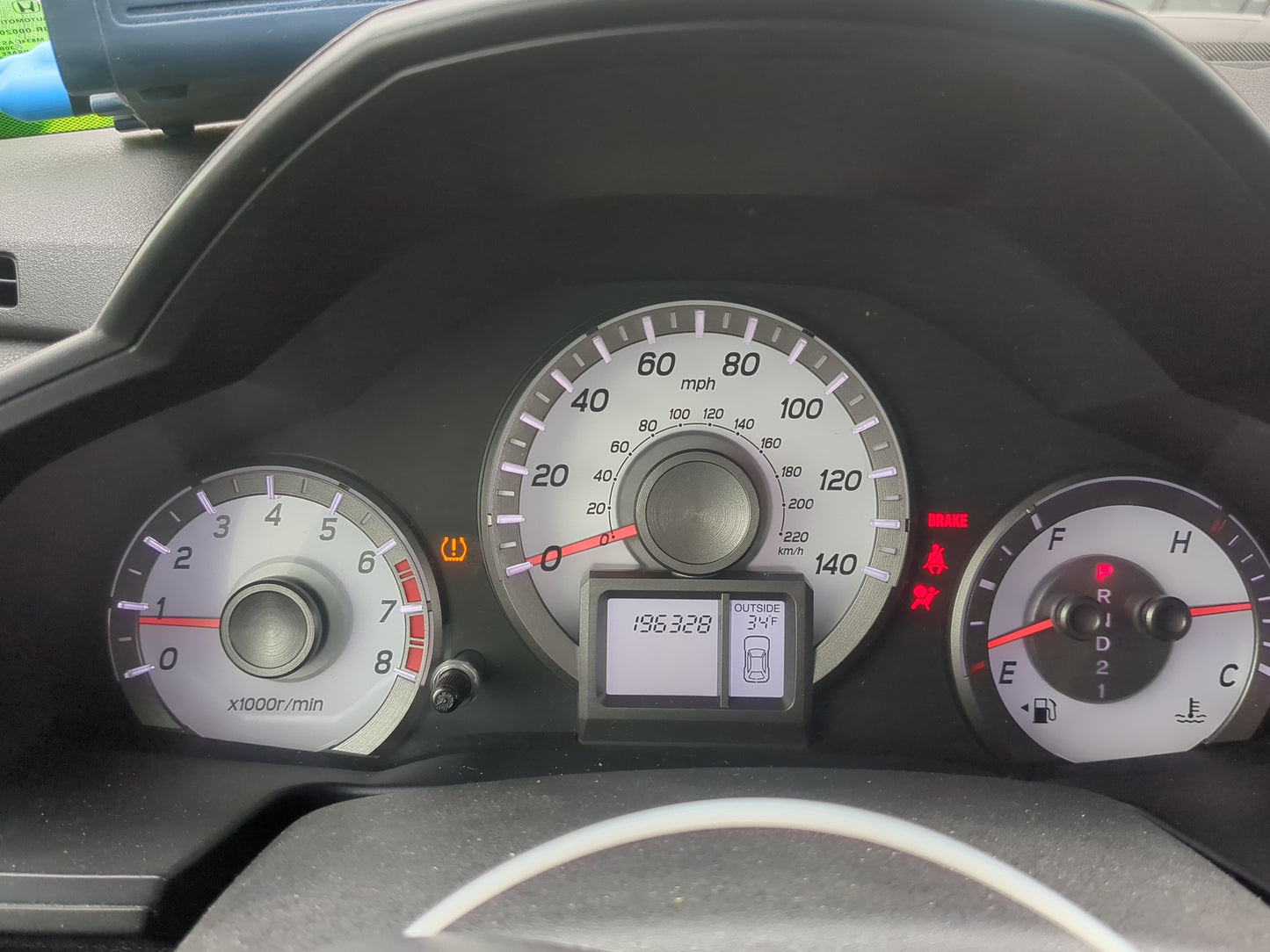 2009-2015 Honda Pilot Instrument Cluster Speedometer Gauges Fits Fits 2009 2010 2011 2012 2013 2014 2015 OEM Used Auto Parts