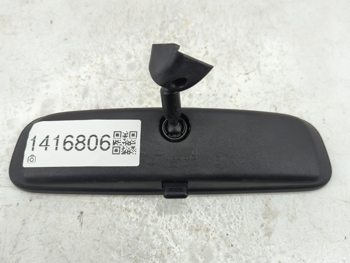 2012-2017 Hyundai Accent Interior Rear View Mirror Replacement OEM P/N:A047396 Fits OEM Used Auto Parts - Oemusedautoparts1.