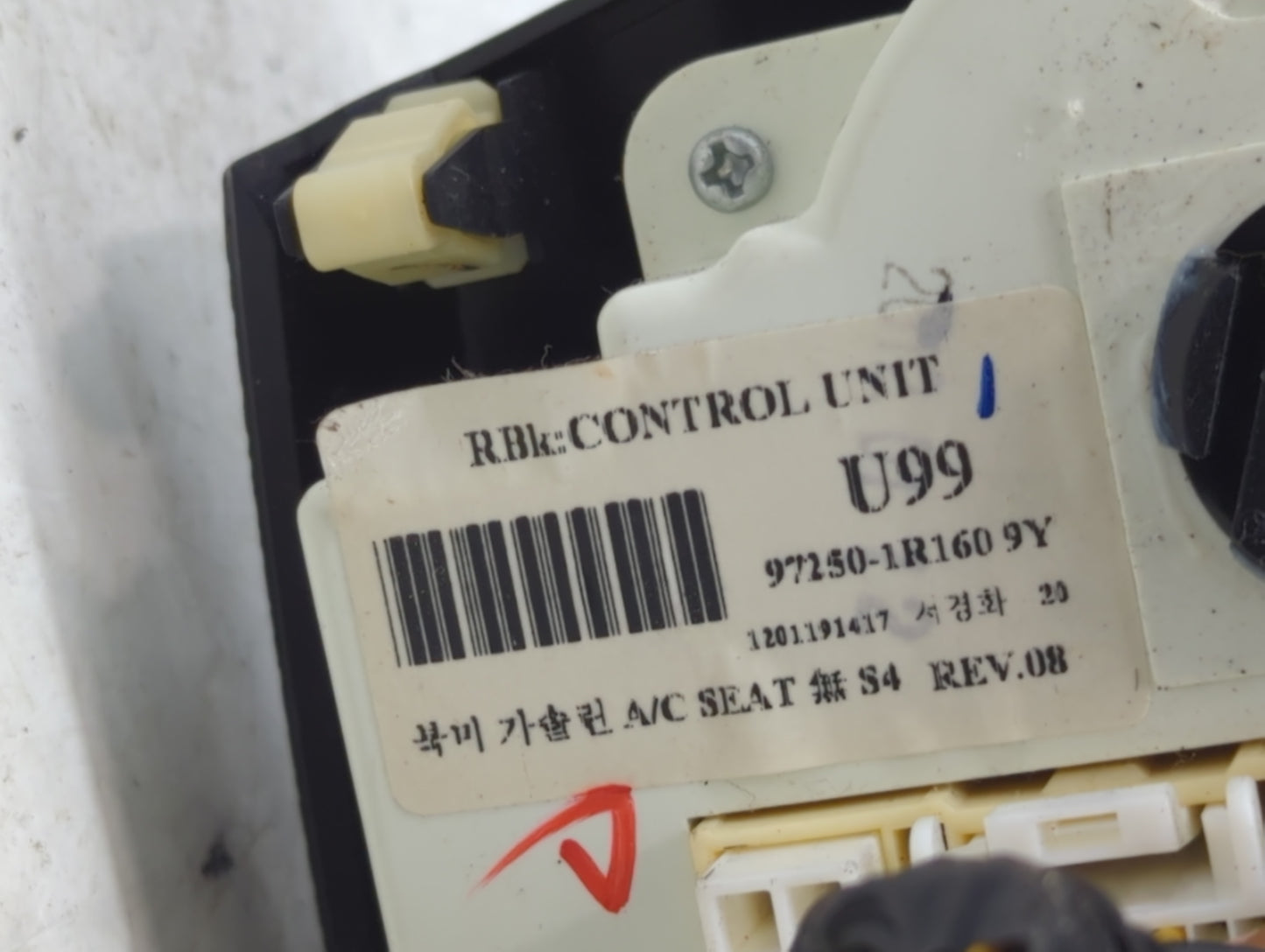 2012-2014 Hyundai Accent Climate Control Module Temperature AC/Heater Replacement P/N:97250-1R160 Fits Fits 2012 2013 2014 O