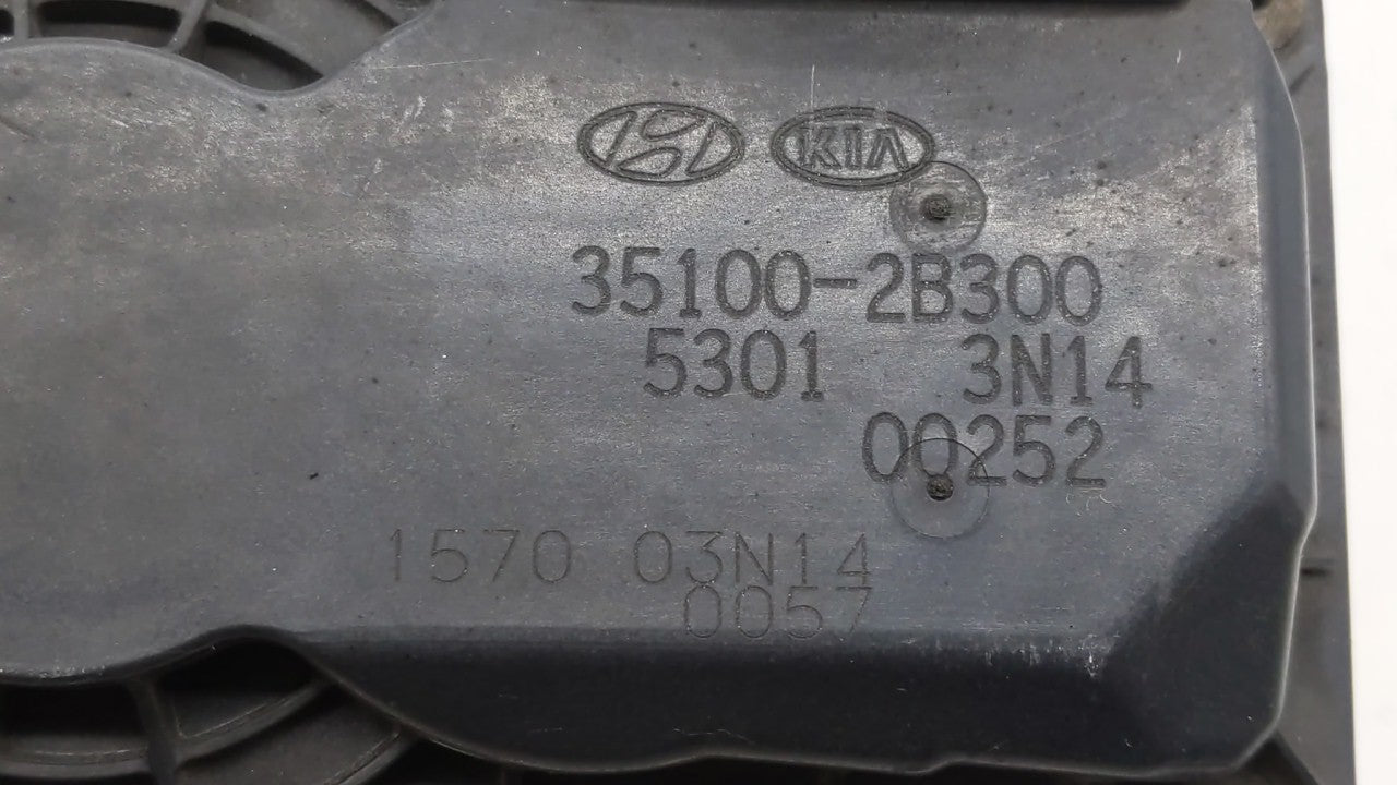 2012-2019 Hyundai Accent Throttle Body P/N:5302-1S02 35100-2B300 Fits Fits 2012 2013 2014 2015 2016 2017 2018 2019 OEM Used