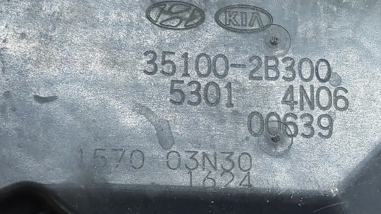 2012-2019 Hyundai Accent Throttle Body P/N:5302-1S02 35100-2B300 Fits Fits 2012 2013 2014 2015 2016 2017 2018 2019 OEM Used