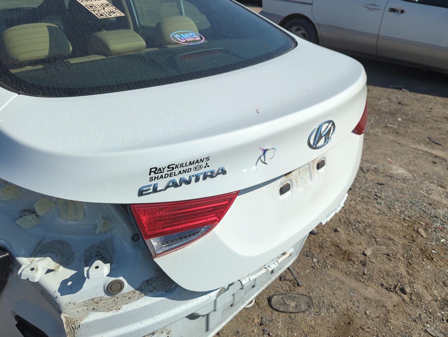 2011-2013 Hyundai Elantra Trunk/decklid/hatch/tailgate Oem - Oemusedautoparts1.com
