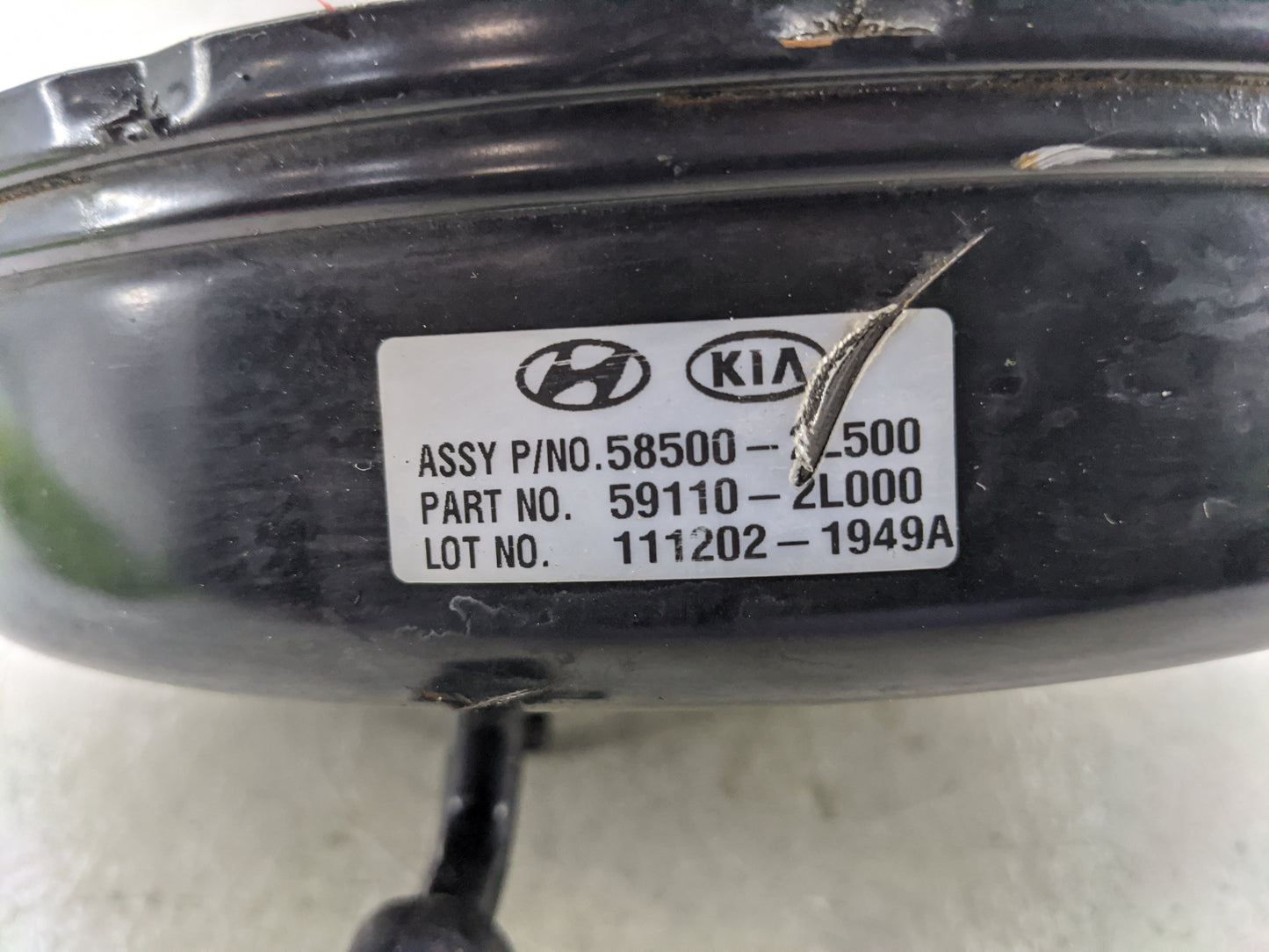 2009-2012 Hyundai Elantra Power Brake Booster Oem 1382173 - Oemusedautoparts1.com
