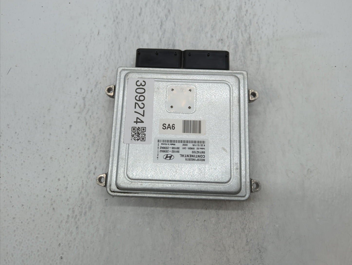 2011-2013 Hyundai Elantra PCM Engine Control Computer ECU ECM PCU OEM P/N:39102-2EMN2 39103-2EMN2 Fits Fits 2011 2012 2013 O