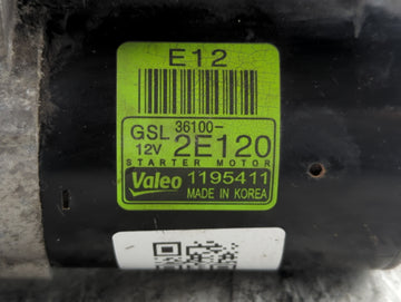 2011-2014 Hyundai Elantra Car Starter Motor Solenoid OEM P/N:36100-2E120 Fits Fits 2011 2012 2013 2014 OEM Used Auto Parts
