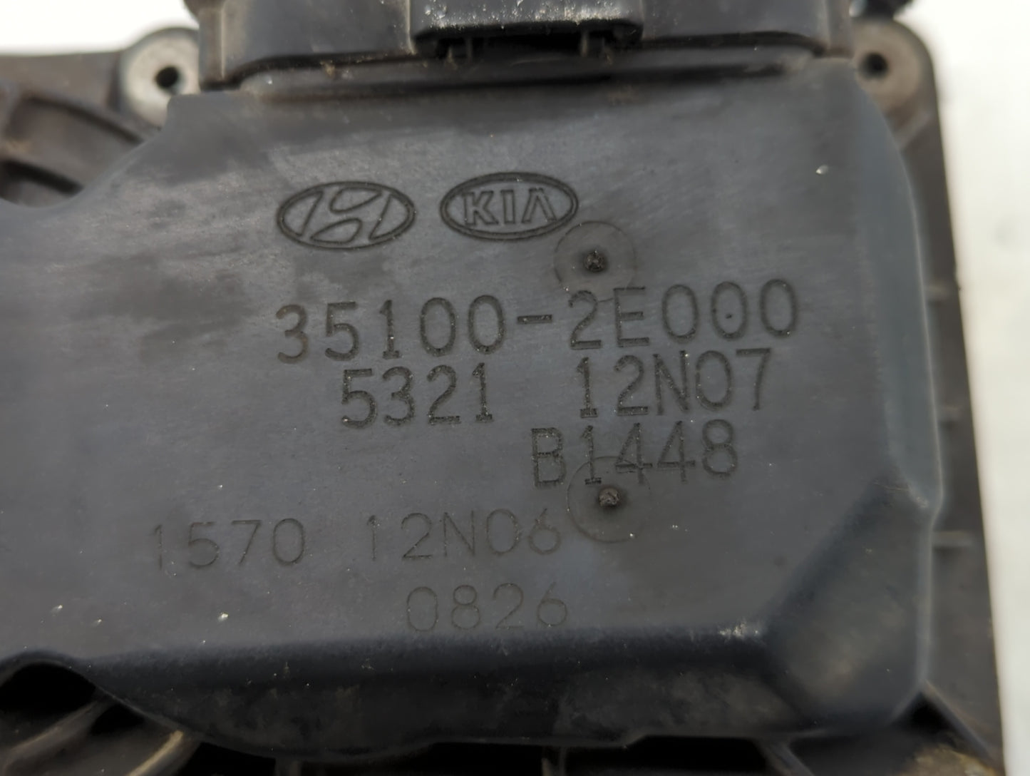 2011-2020 Hyundai Elantra Throttle Body P/N:35100-2E000 Fits Fits 2011 2012 2013 2014 2015 2016 2017 2018 2019 2020 2021 OEM