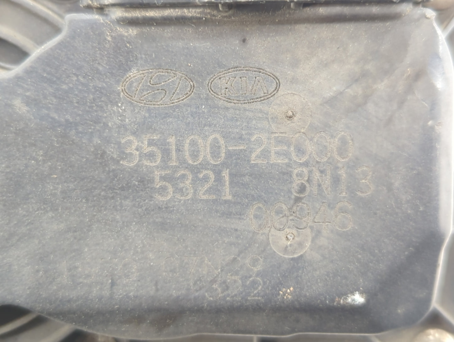 2011-2020 Hyundai Elantra Throttle Body P/N:35100-2E000 Fits Fits 2011 2012 2013 2014 2015 2016 2017 2018 2019 2020 2021 OEM