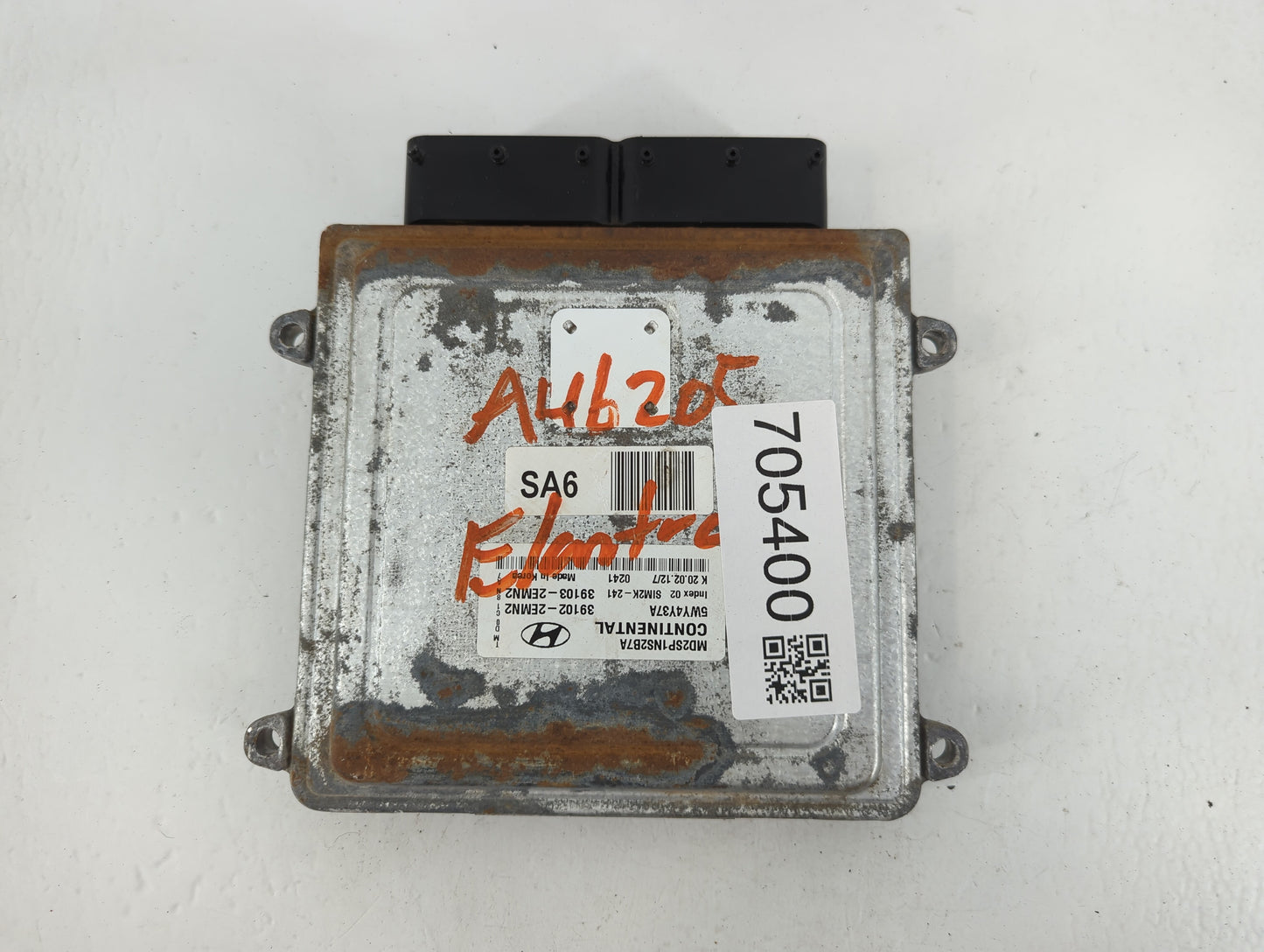 2011-2013 Hyundai Elantra PCM Engine Control Computer ECU ECM PCU OEM P/N:39103-2EMN2 39102-2EMN2 Fits Fits 2011 2012 2013 O