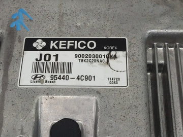 2012 Hyundai Genesis PCM Engine Control Computer ECU ECM PCU OEM P/N:95440-4C901 Fits OEM Used Auto Parts