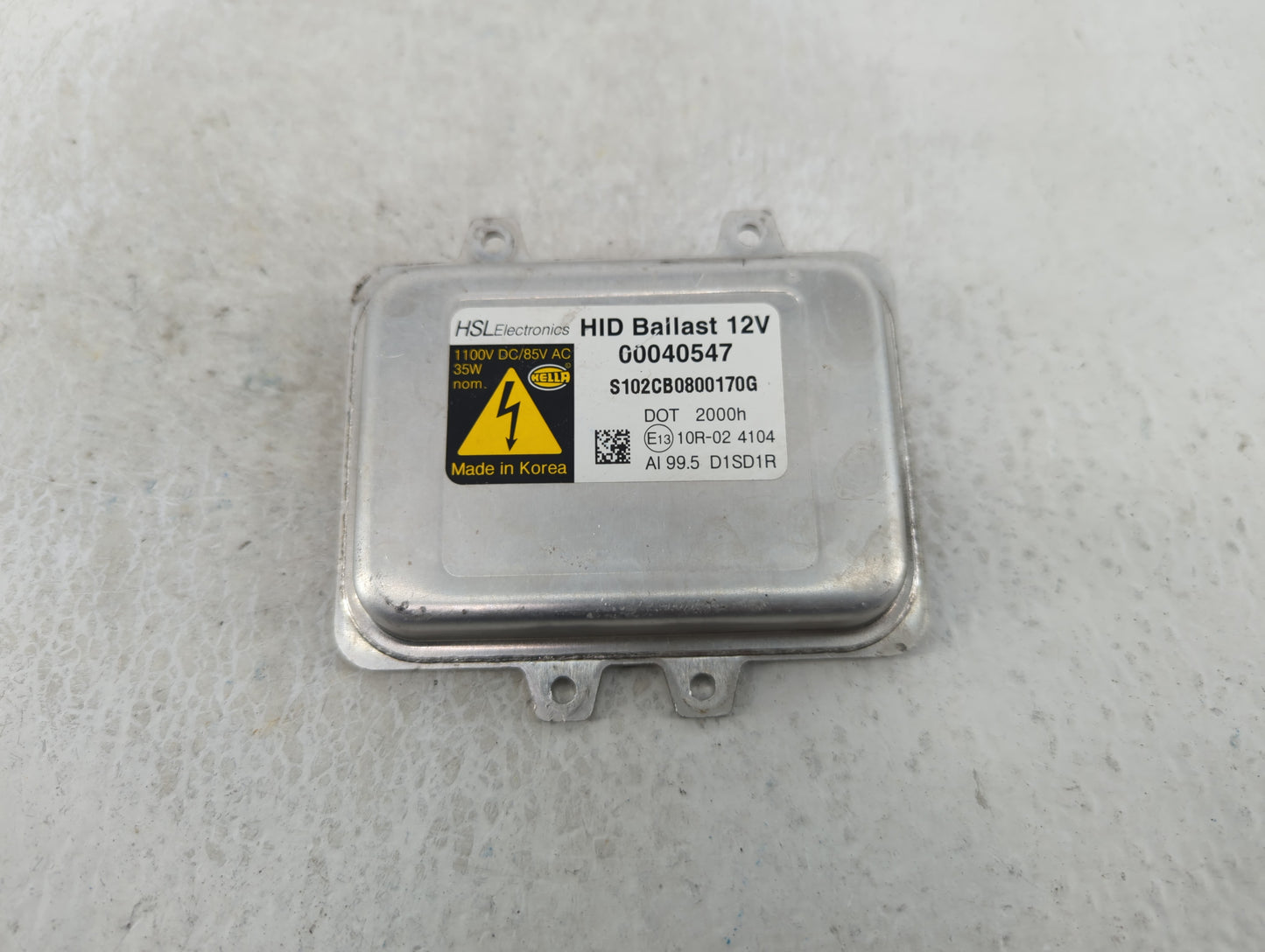 2011-2014 Hyundai Genesis Headlight Ballast Head Light - Oemusedautoparts1.com