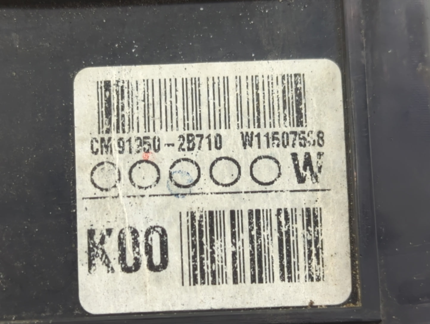2010-2012 Hyundai Santa Fe Fusebox Fuse Box Panel Relay Module P/N:91950-2B710 Fits Fits 2010 2011 2012 OEM Used Auto Parts