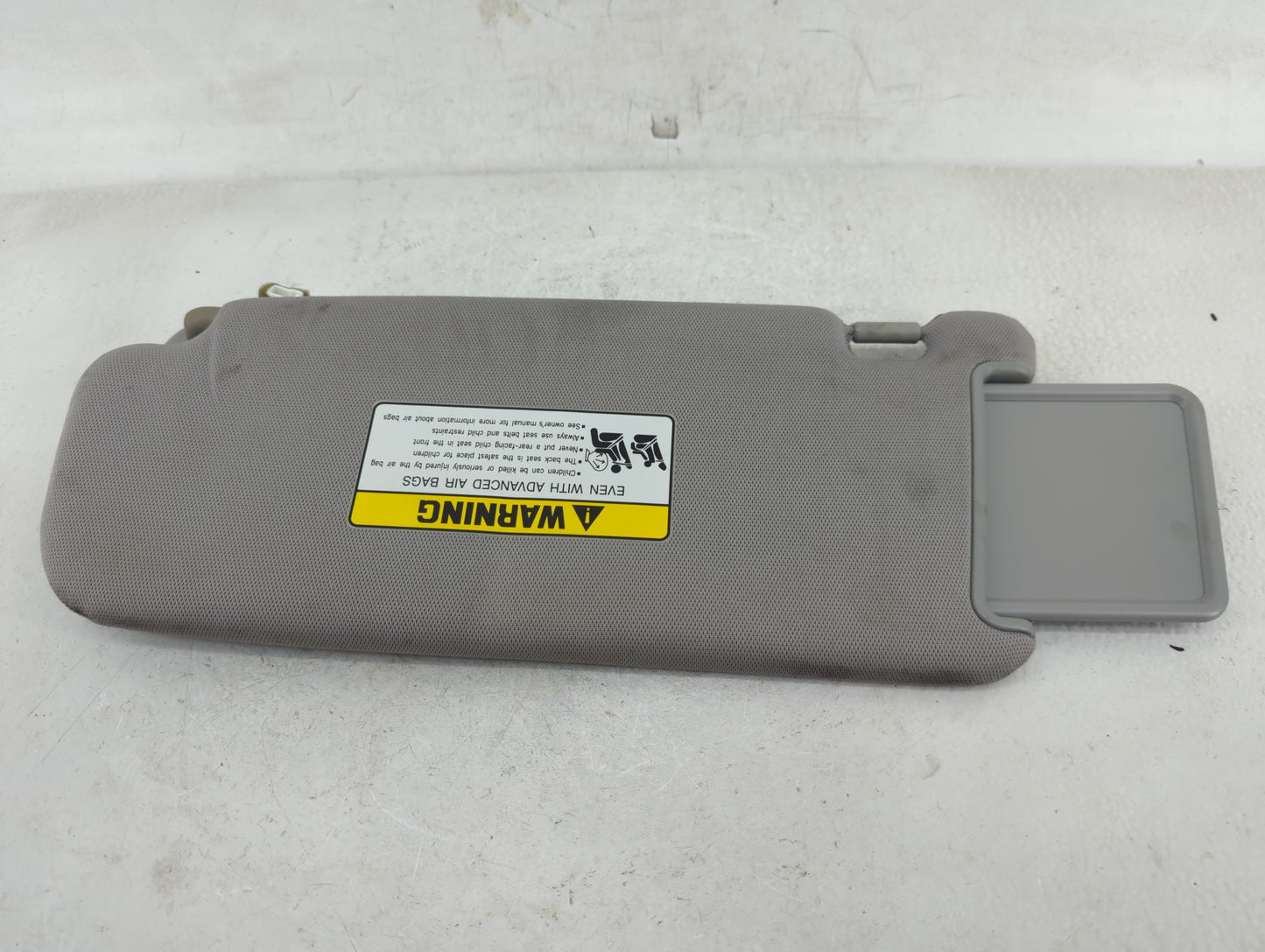 2010-2012 Hyundai Santa Fe Sun Visor Shade Replacement Passenger Right Mirror Fits Fits 2010 2011 2012 OEM Used Auto Parts -
