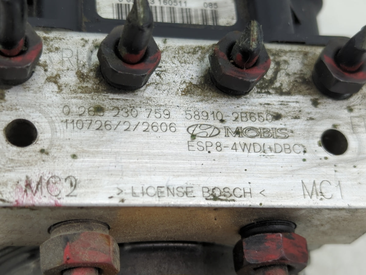 2010-2012 Hyundai Santa Fe Anti-Lock Brake ABS Pump Module Actuator OEM P/N:58910-2B650 Fits Fits 2010 2011 2012 OEM Used Au