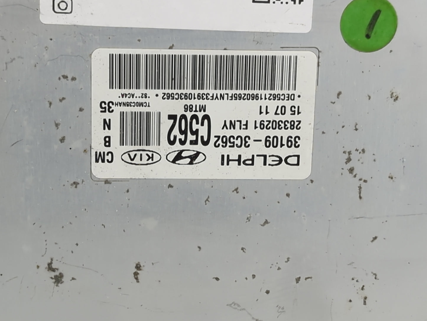 2010-2012 Hyundai Santa Fe PCM Engine Control Computer ECU ECM PCU OEM P/N:39109-3C562, 28330291 Fits Fits 2010 2011 2012 OE