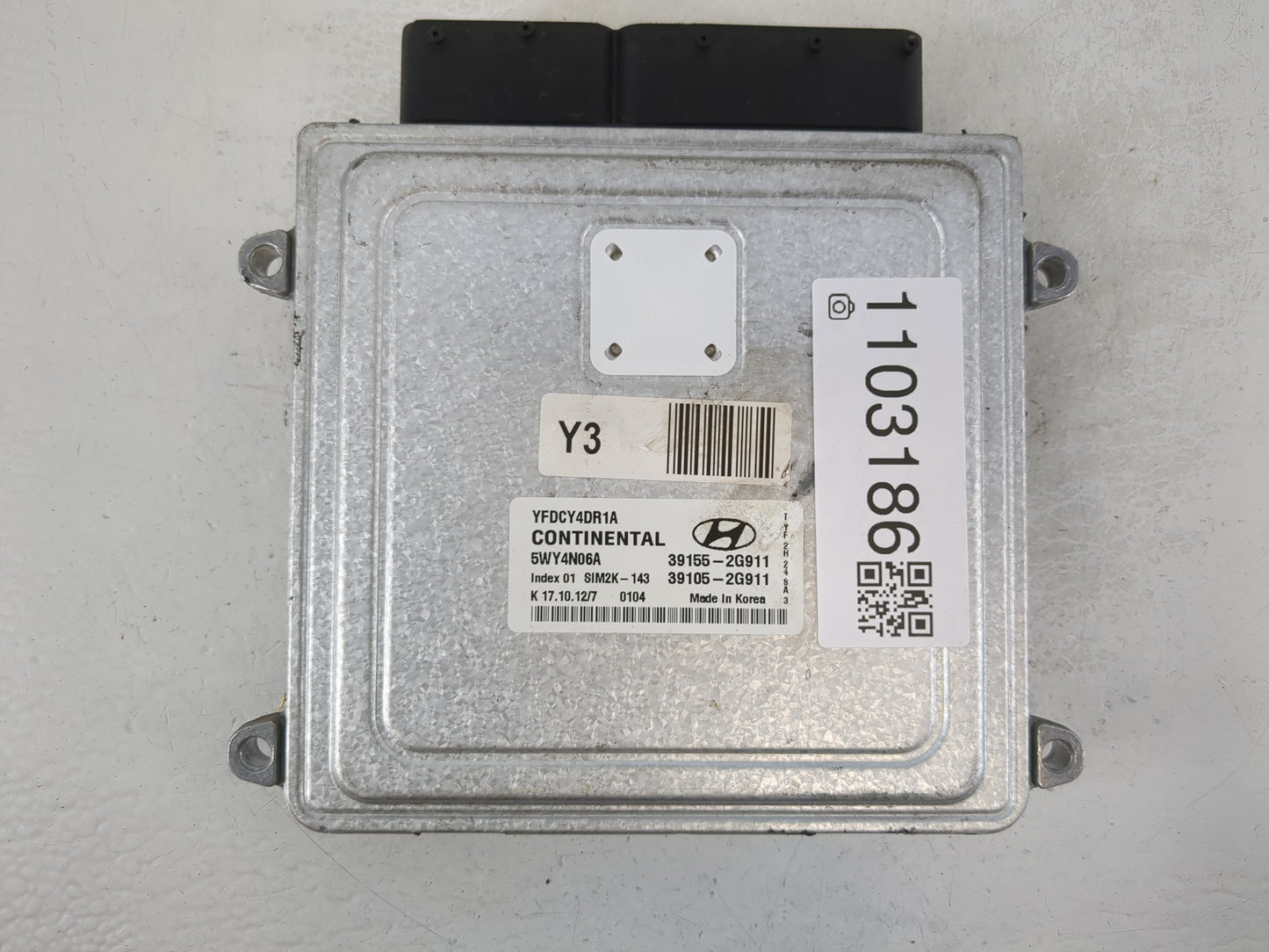 2011-2015 Hyundai Sonata PCM Engine Control Computer ECU ECM PCU OEM P/N:39155-2G911 Fits Fits 2011 2012 2013 2014 2015 OEM