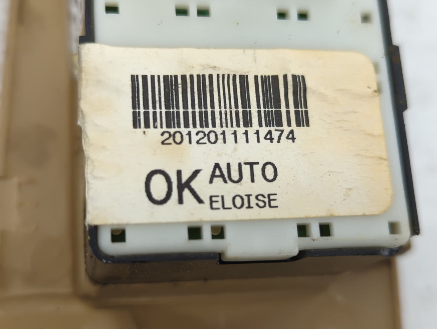 2011-2015 Hyundai Sonata Master Power Window Switch Replacement Driver Side Left Fits Fits 2011 2012 2013 2014 2015 OEM Used