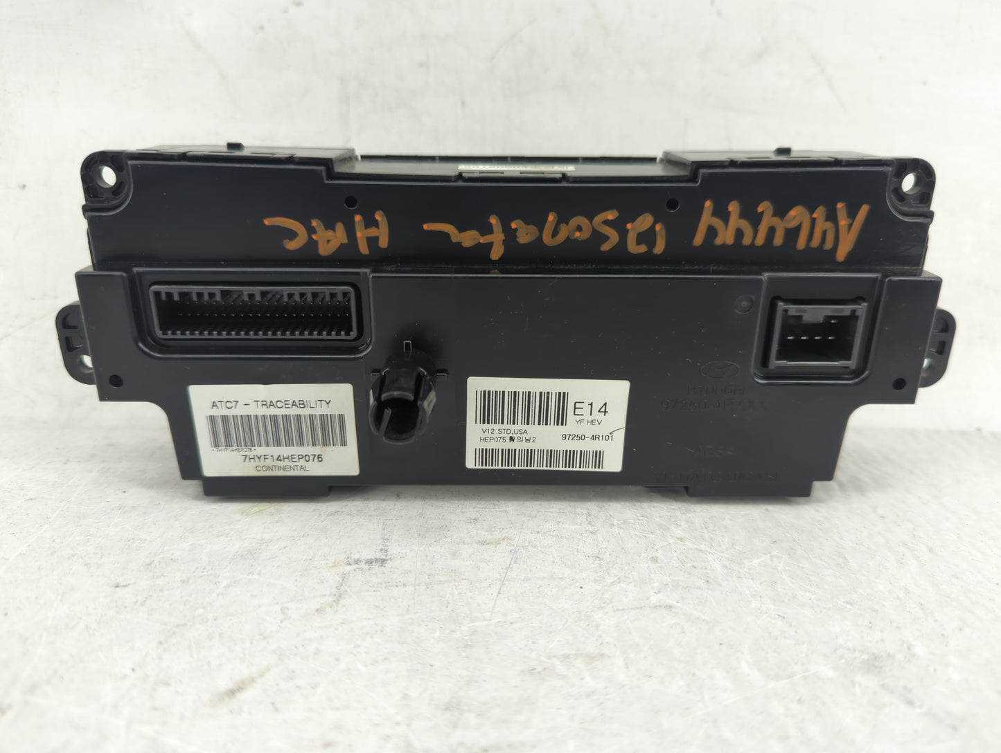 2011-2013 Hyundai Sonata Climate Control Module Temperature AC/Heater Replacement P/N:97250-4R101 Fits Fits 2011 2012 2013 O