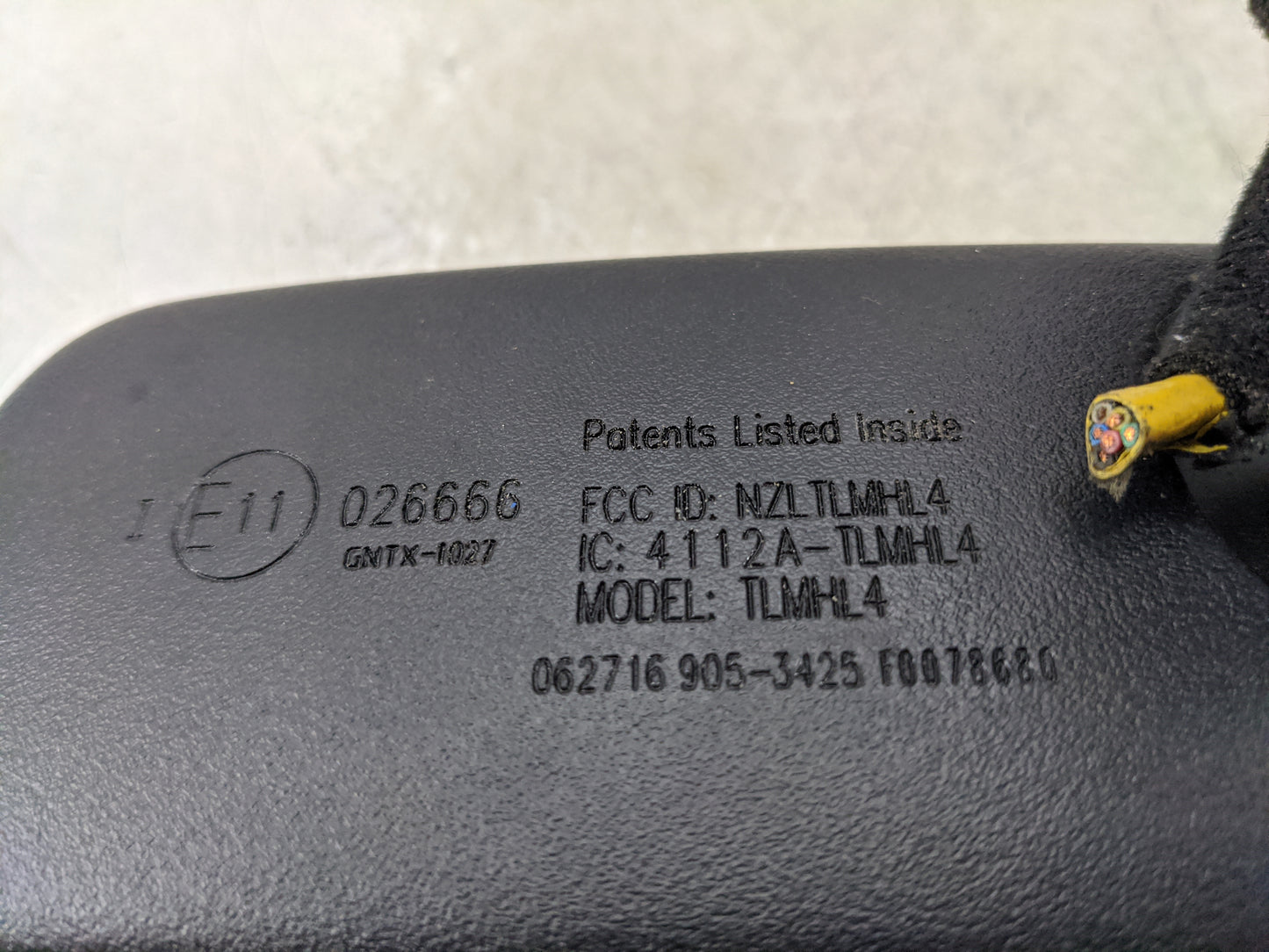 2011-2019 Hyundai Sonata Interior Rear View Mirror Replacement OEM P/N:NZLTLMHL4 4112A-TLMHL4 Fits OEM Used Auto Parts - Oem