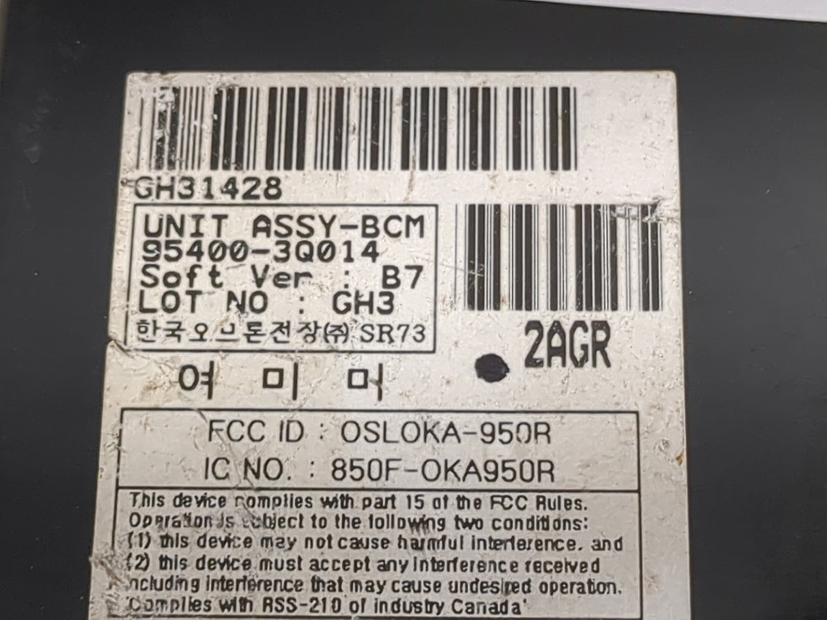2011-2012 Hyundai Sonata Body Control Module Bcm 1503263 - Oemusedautoparts1.com