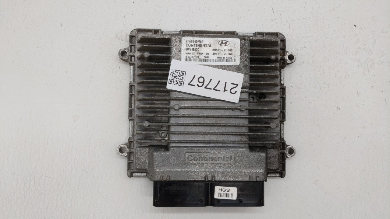 2011-2014 Hyundai Sonata PCM Engine Control Computer ECU ECM PCU OEM P/N:39101-2G667 39101-2G669 Fits Fits 2011 2012 2013 20