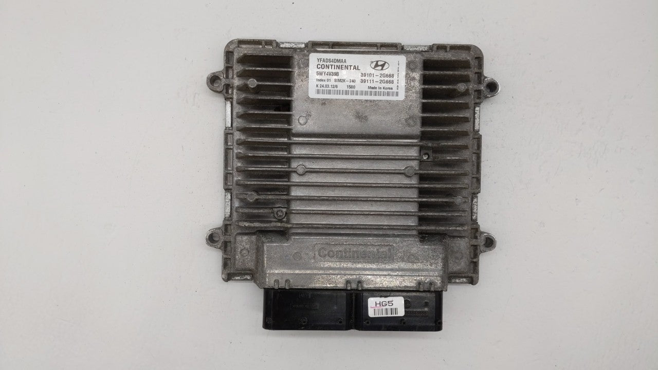 2011-2014 Hyundai Sonata PCM Engine Control Computer ECU ECM PCU OEM P/N:39101-2G667 39111-2G667 Fits Fits 2011 2012 2013 20