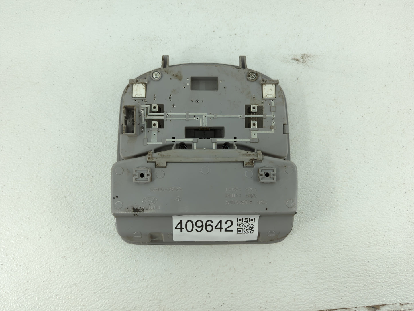 2011-2015 Hyundai Sonata Overhead Roof Console Interior Dome Light Grey - Oemusedautoparts1.com