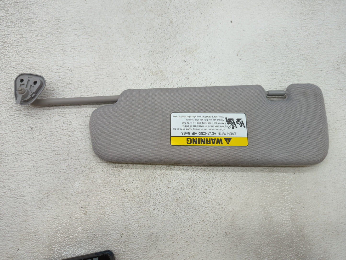 2012-2014 Hyundai Sonata Sun Visor Shade Replacement Passenger Right Mirror Fits Fits 2012 2013 2014 OEM Used Auto Parts - O