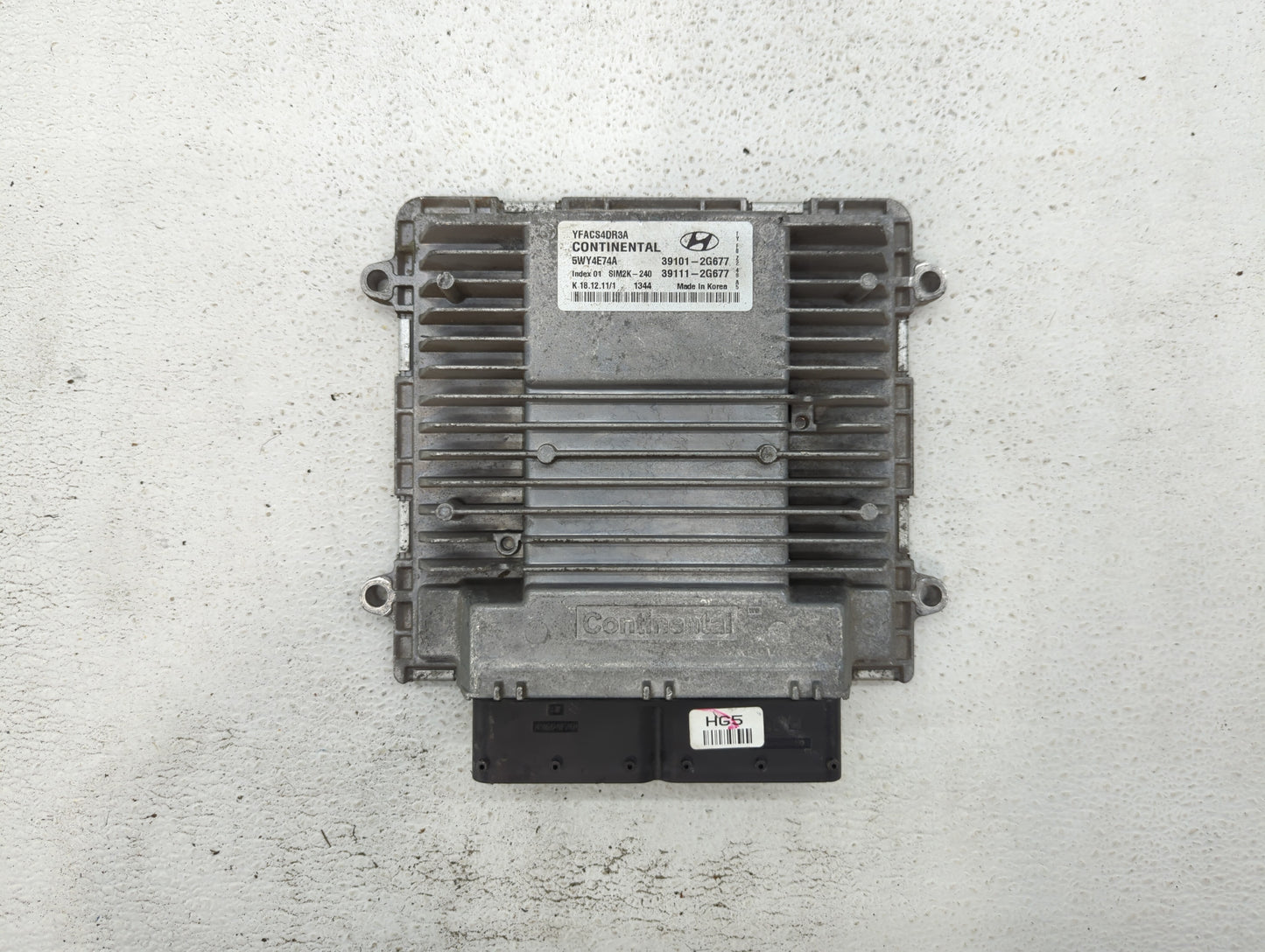 2011-2014 Hyundai Sonata PCM Engine Control Computer ECU ECM PCU OEM P/N:3911-2G677 39101-2G677 Fits Fits 2011 2012 2013 201
