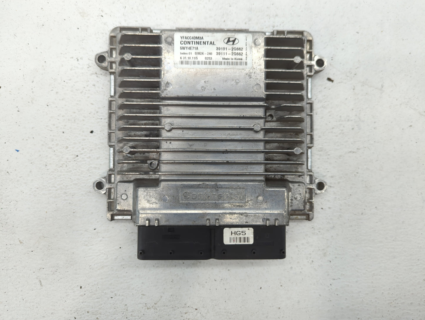 2011-2014 Hyundai Sonata PCM Engine Control Computer ECU ECM PCU OEM P/N:39111-2G664 39101-2G664 Fits Fits 2011 2012 2013 20