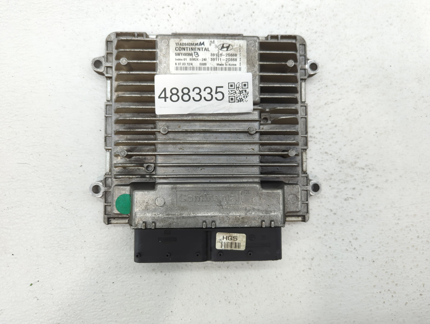2011-2014 Hyundai Sonata PCM Engine Control Computer ECU ECM PCU OEM P/N:39111-2G668 39101-2G668 Fits Fits 2011 2012 2013 20