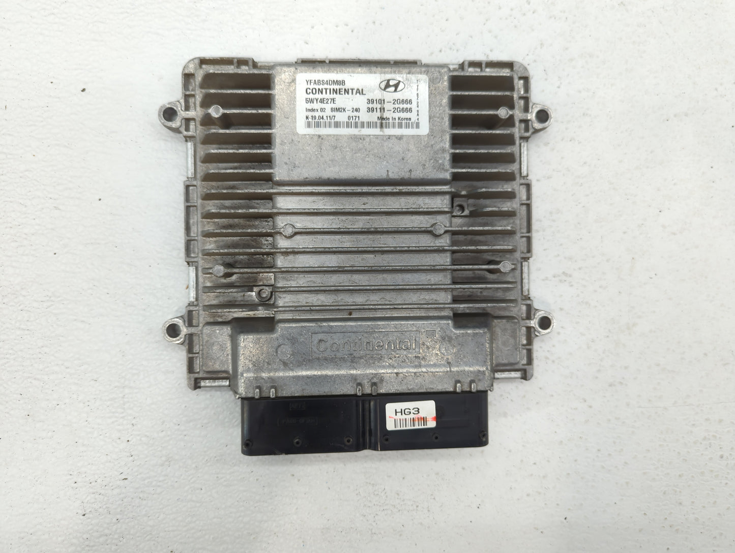 2011-2014 Hyundai Sonata PCM Engine Control Computer ECU ECM PCU OEM P/N:39111-2G666 39101-2G666 Fits Fits 2011 2012 2013 20