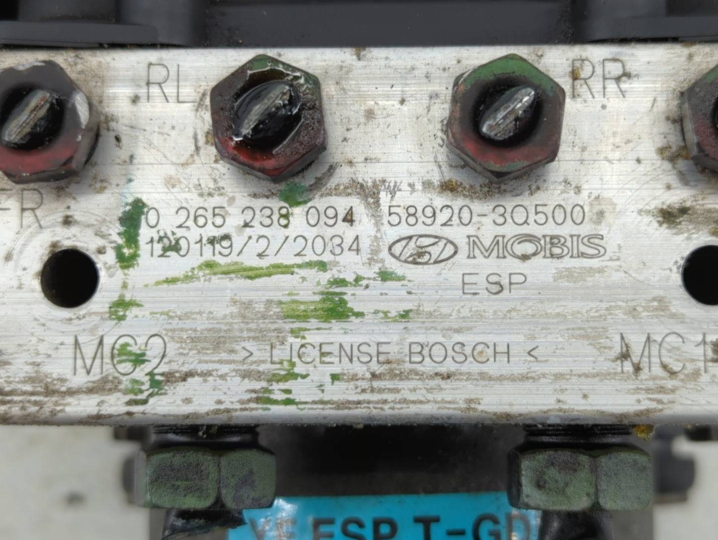2011-2013 Hyundai Sonata ABS Pump Control Module Replacement P/N:58920-3Q500 Fits Fits 2011 2012 2013 OEM Used Auto Parts -