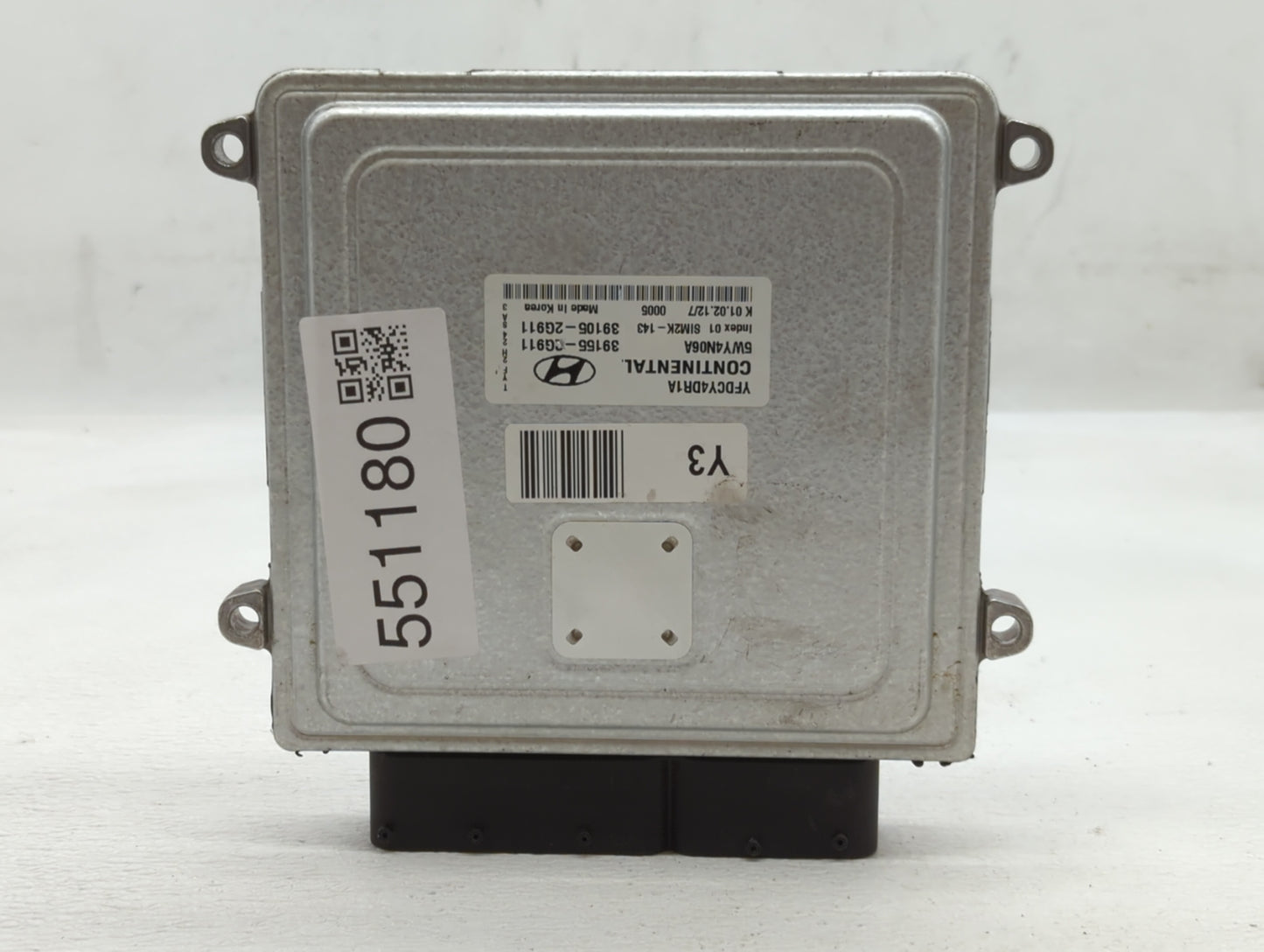 2011-2015 Hyundai Sonata PCM Engine Control Computer ECU ECM PCU OEM P/N:39155-2G911 Fits Fits 2011 2012 2013 2014 2015 OEM