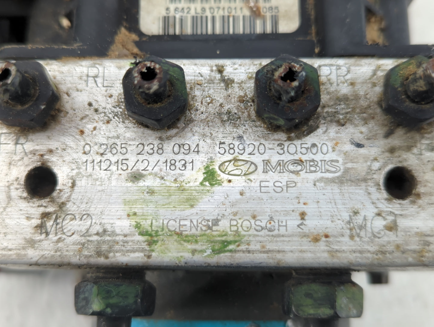 2011-2013 Hyundai Sonata ABS Pump Control Module Replacement P/N:58920-3Q500 Fits Fits 2011 2012 2013 OEM Used Auto Parts -