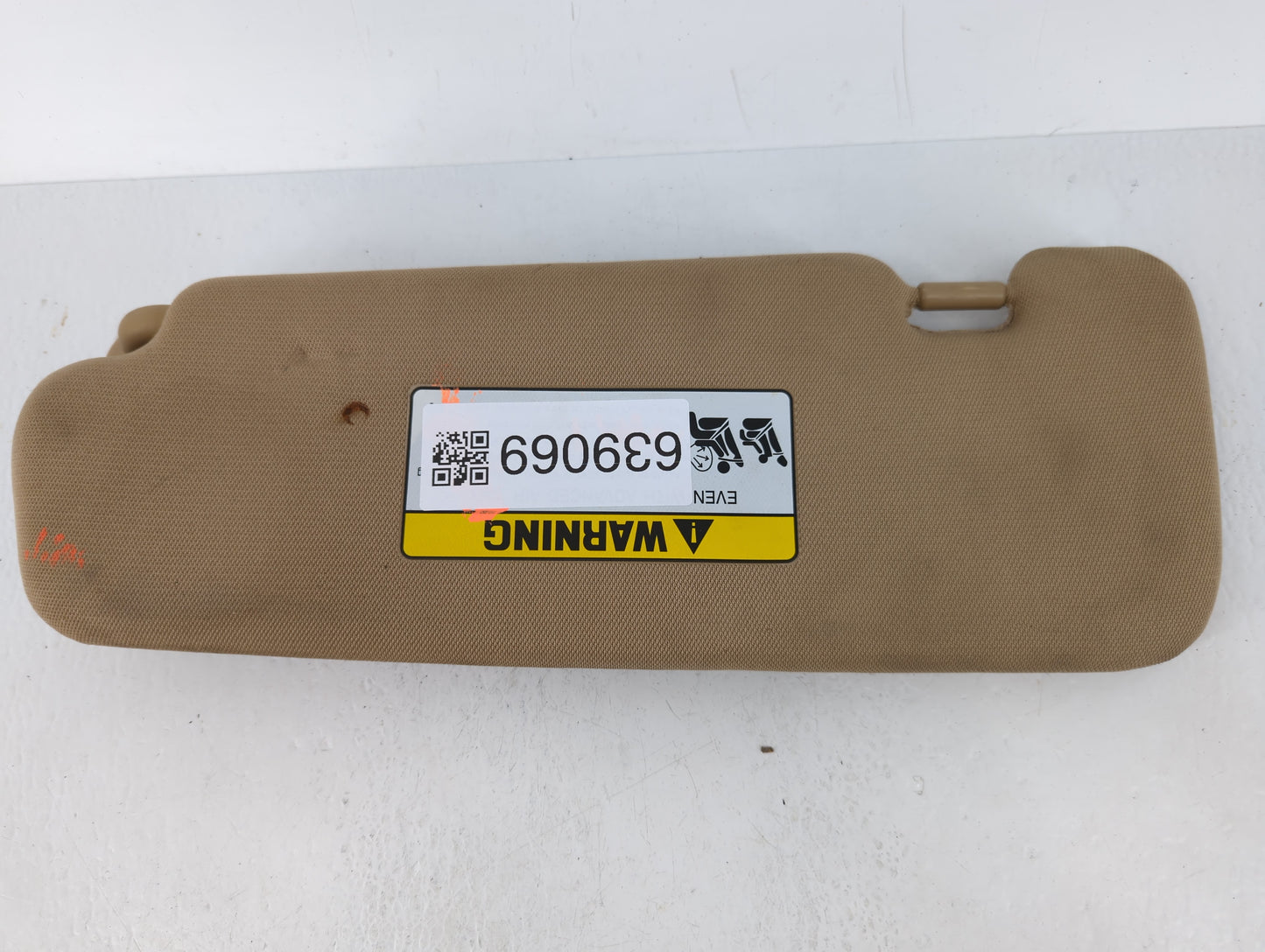 2012-2014 Hyundai Sonata Sun Visor Shade Replacement Passenger Right Mirror Fits Fits 2012 2013 2014 OEM Used Auto Parts - O