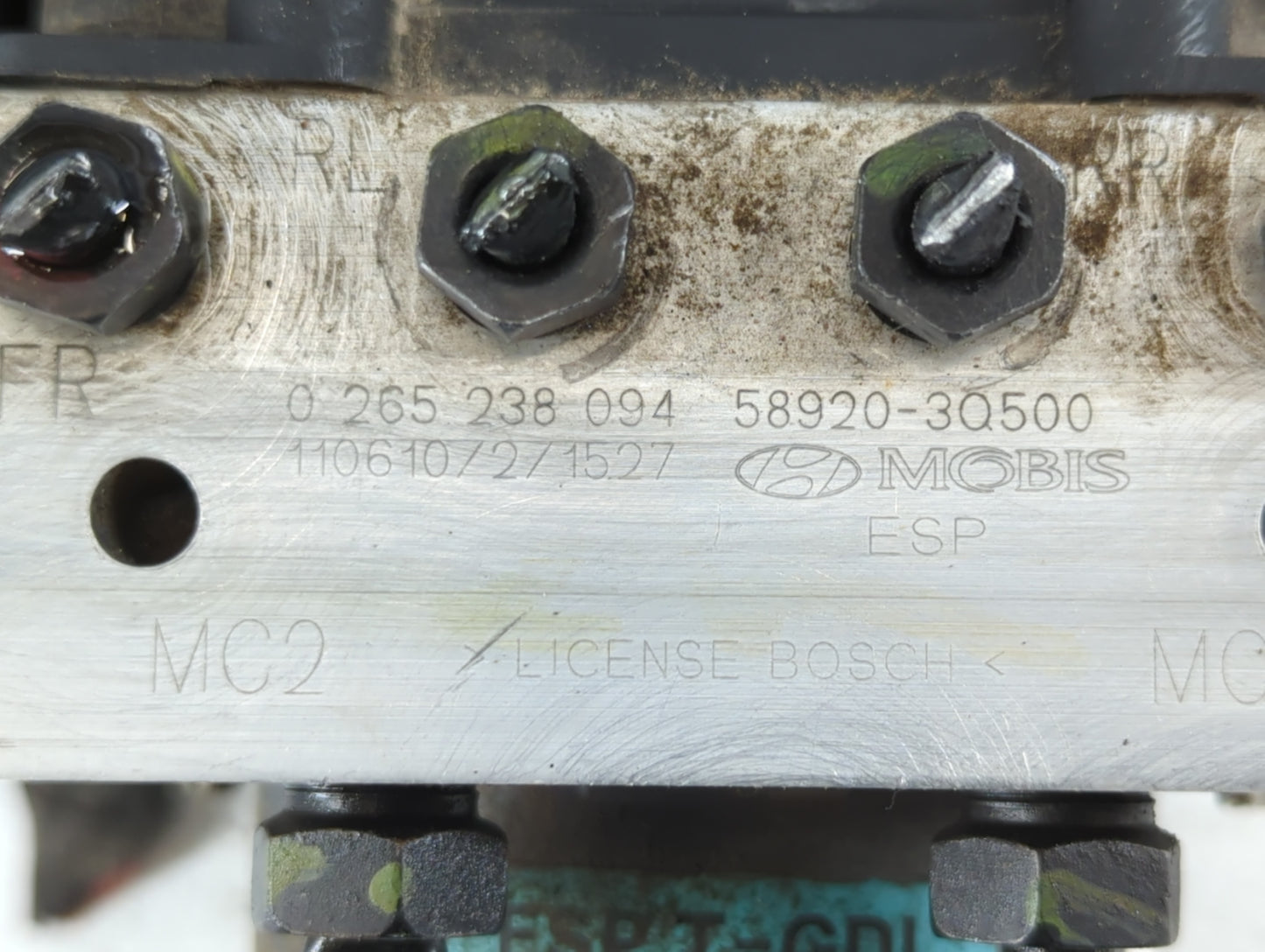 2011-2013 Hyundai Sonata ABS Pump Control Module Replacement P/N:58920-30500 0 265 238 094 Fits Fits 2011 2012 2013 OEM Used