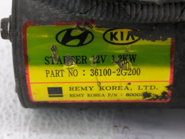 2010-2015 Hyundai Tucson Car Starter Motor Solenoid OEM P/N:36100-2G200 Fits Fits 2008 2009 2010 2011 2012 2013 2014 2015 2016 OEM Used Auto Parts