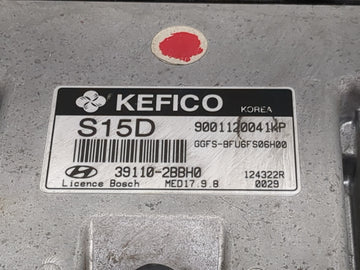 2012-2014 Hyundai Veloster PCM Engine Control Computer ECU ECM PCU OEM P/N:39110-2BBH0 9001120041KP Fits Fits 2012 2014 OEM Used Auto Parts